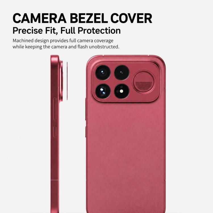 XDcase Aluminum Alloy Hollow Camera Lens Protector, For Redmi K100 Pro