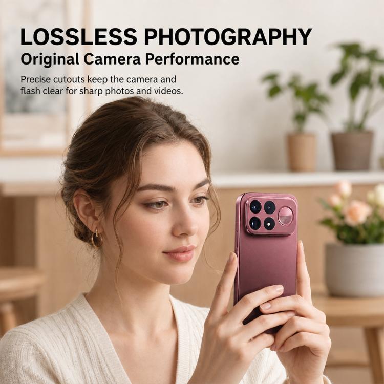 XDcase Aluminum Alloy Hollow Camera Lens Protector, For Redmi K100 Pro