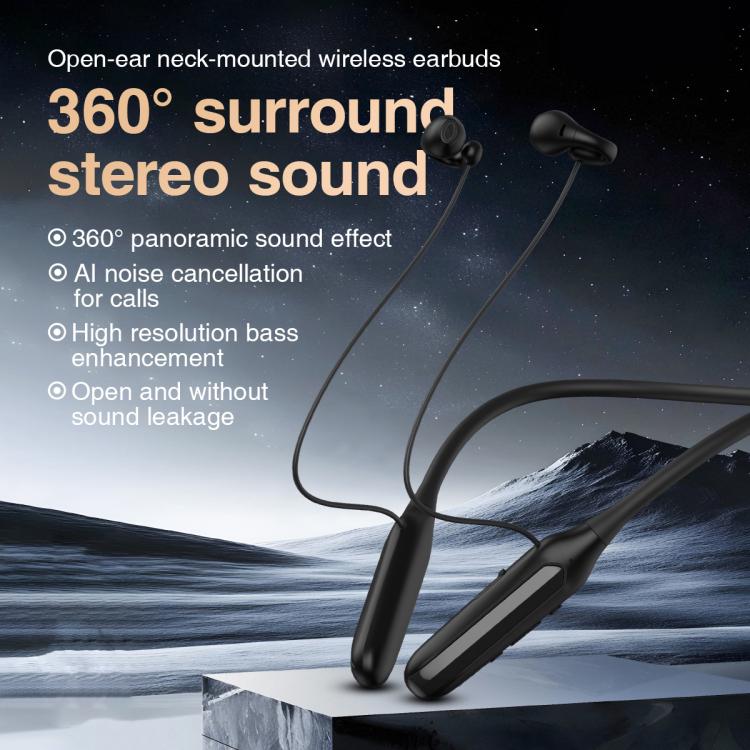 Hileo Hi75 Clip Wireless Bluetooth Hanging Neck In-ear Sports Earphone, Hi75 Clip