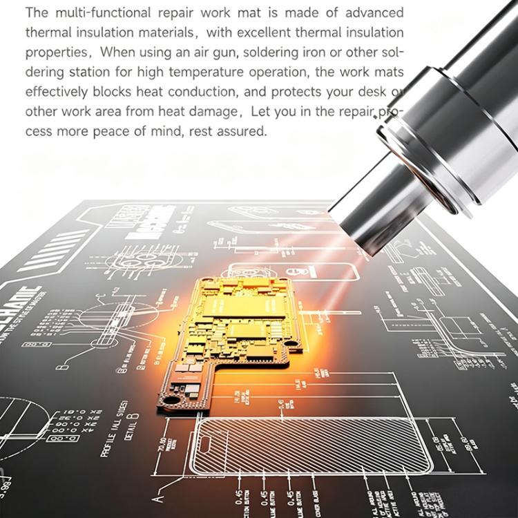 MECHANIC V77 Large Size Heat and Stain Resistant Multi-functional Repair Work Insulation Mat