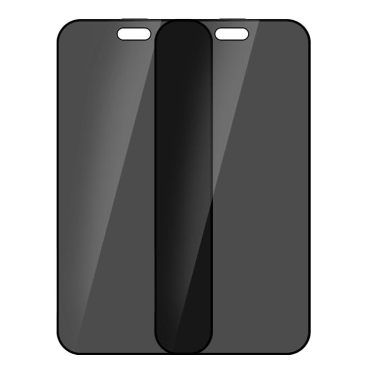 XDcase 2 PCS/Pack Silk-Printed 360 Anti-Spy Tempered Glass Screen Protector, For iPhone 18 Pro, For iPhone 18 Pro Max