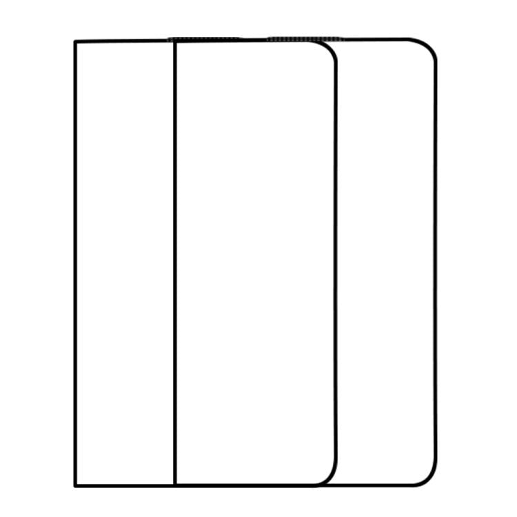 XDcase 2 PCS/Pack Silk-Printed HD Tempered Glass Film, For iPhone Fold Outer Screen, For iPhone 18 Pro, For iPhone 18 Pro Max