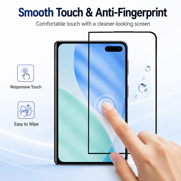 XDcase 2 PCS/Pack Silk-Printed HD Tempered Glass Film, For iPhone Fold Outer Screen, For iPhone 18 Pro, For iPhone 18 Pro Max
