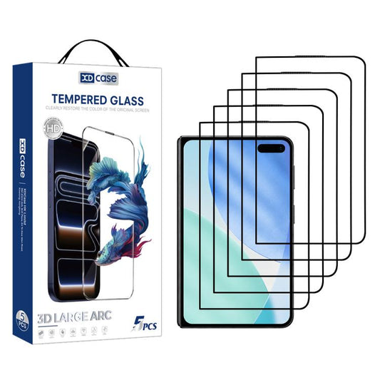 XDcase 5 PCS/Pack Silk-Printed HD Tempered Glass Film, For iPhone Fold Outer Screen, For iPhone 18 Pro, For iPhone 18 Pro Max