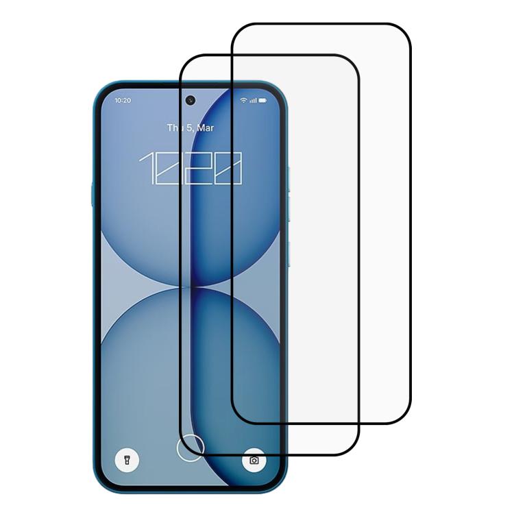 XDcase 2 PCS/Pack Silk-Printed HD Tempered Glass Film, For Nothing Phone 4a Pro, For Nothing Phone 4a