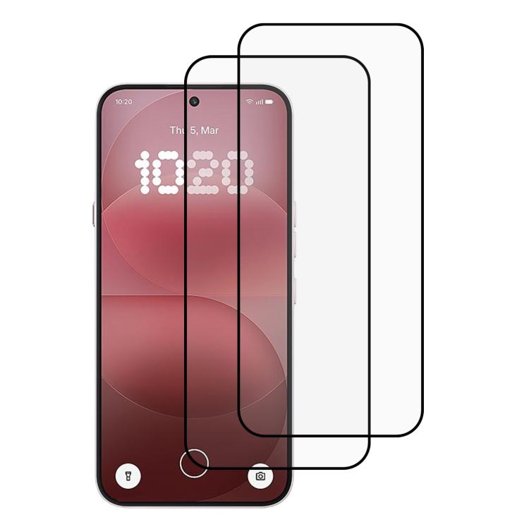 XDcase 2 PCS/Pack Silk-Printed HD Tempered Glass Film, For Nothing Phone 4a Pro, For Nothing Phone 4a