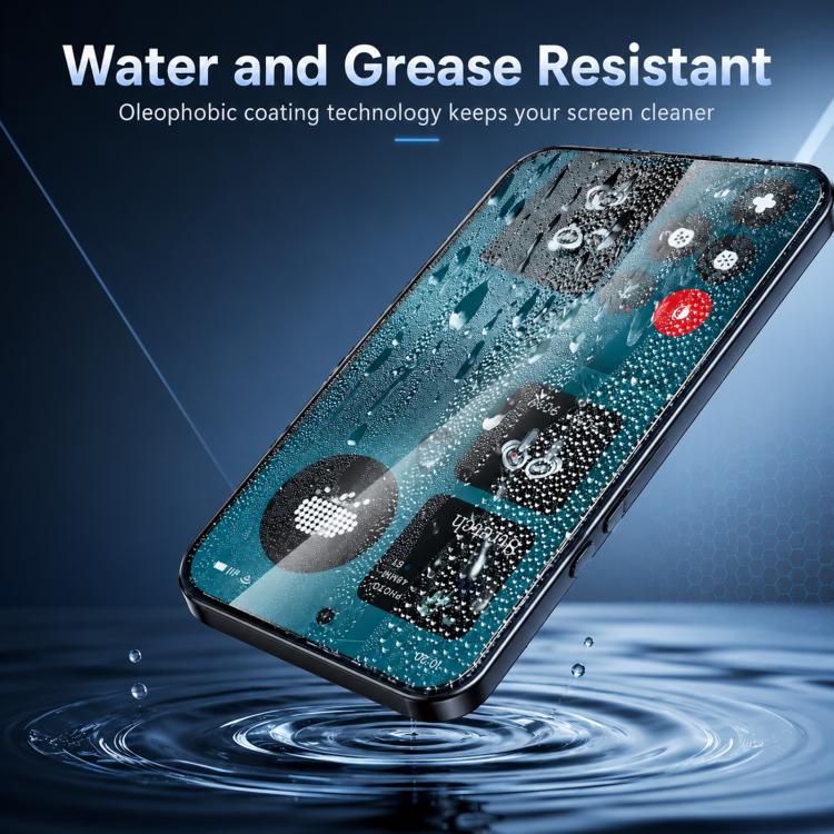 XDcase 2 PCS/Pack Silk-Printed HD Tempered Glass Film, For Nothing Phone 4a Pro, For Nothing Phone 4a