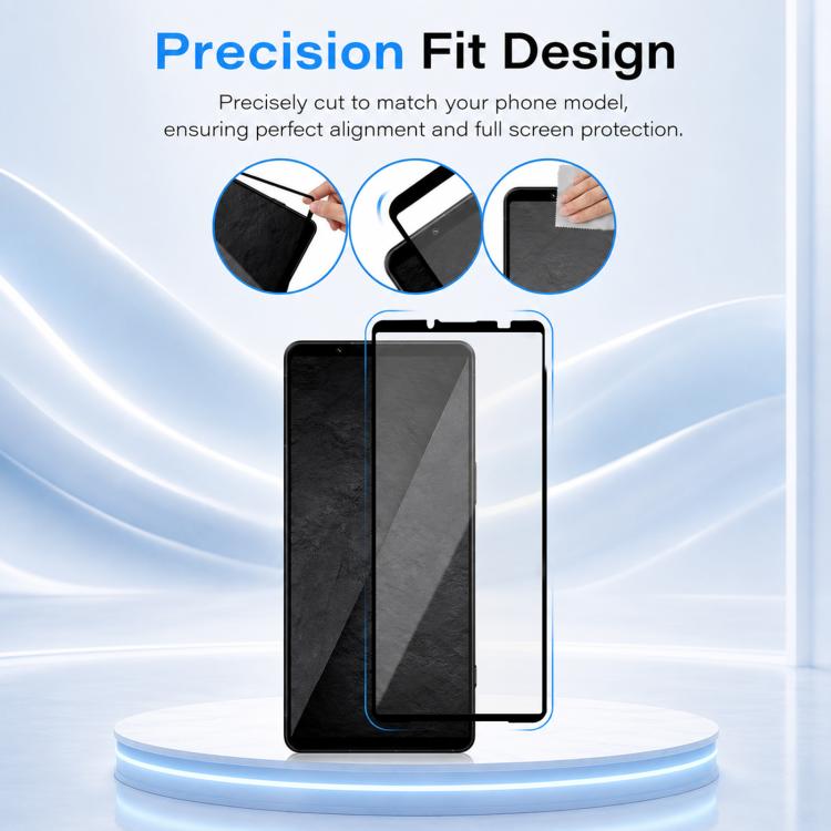 XDcase 2 PCS/Pack Silk-Printed HD Tempered Glass Film, For Sony Xperia 10 VIII