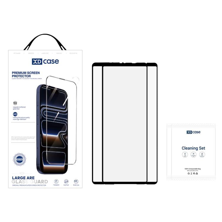 XDcase 2 PCS/Pack Silk-Printed HD Tempered Glass Film, For Sony Xperia 10 VIII