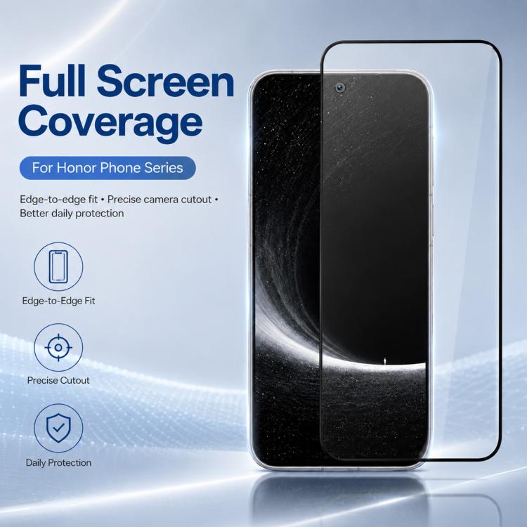 XDcase 2 PCS/Pack Silk-Printed HD Tempered Glass Film, For Honor Robot Phone, For Honor X70 Pro Max, For Honor X80 Pro Max
