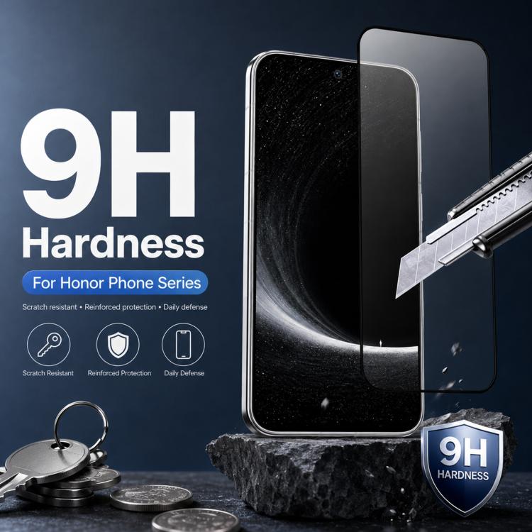 XDcase 2 PCS/Pack Silk-Printed HD Tempered Glass Film, For Honor Robot Phone, For Honor X70 Pro Max, For Honor X80 Pro Max
