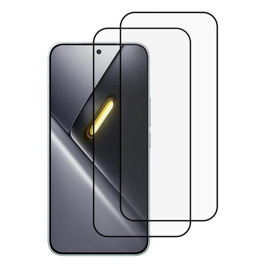 XDcase 2 PCS/Pack Silk-Printed HD Tempered Glass Film Support Fingerprint Unlock, For Xiaomi Poco X8 Pro Max, For Xiaomi Poco X8 Pro
