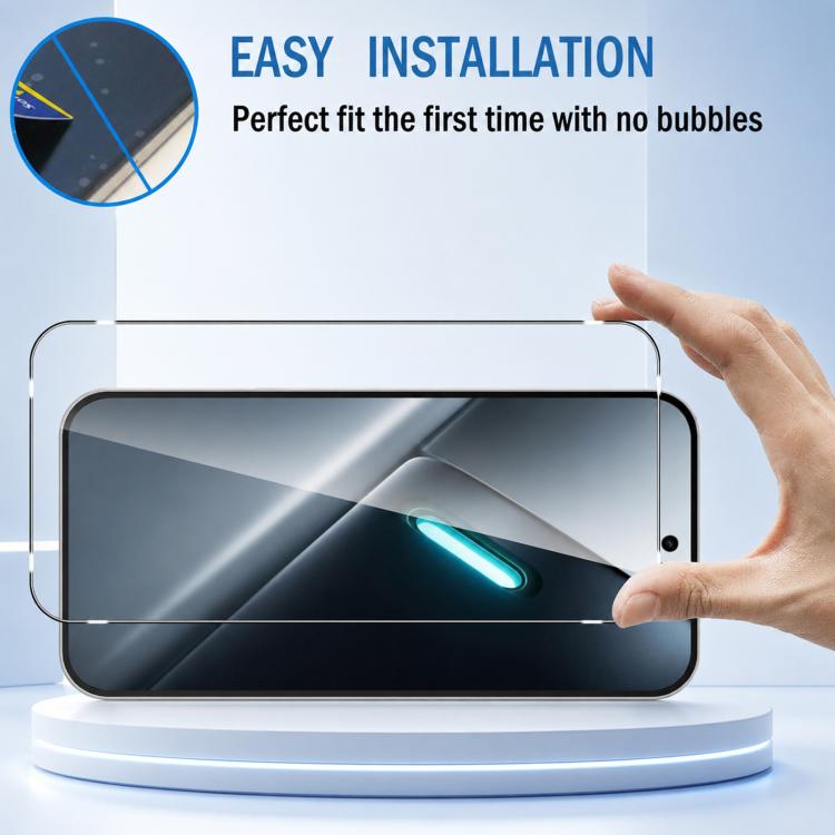 XDcase 2 PCS/Pack Silk-Printed HD Tempered Glass Film Support Fingerprint Unlock, For Xiaomi Poco X8 Pro Max, For Xiaomi Poco X8 Pro
