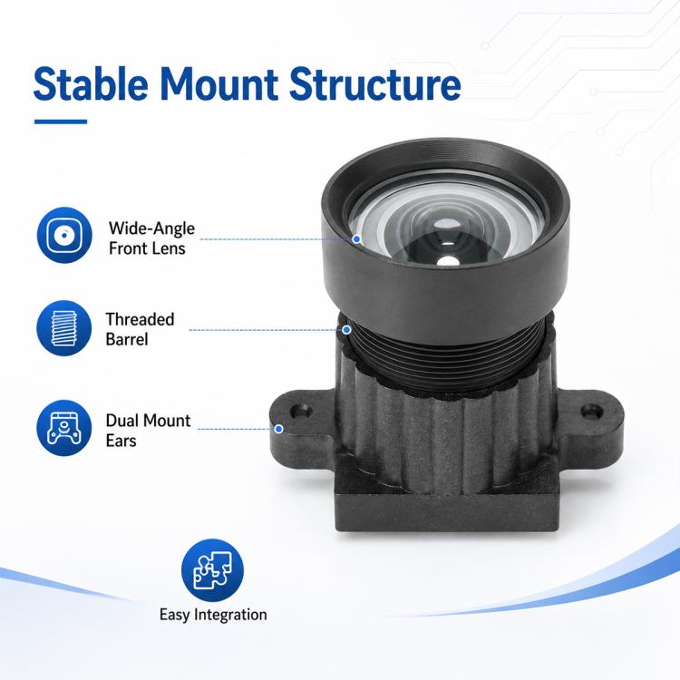 1/2.5 Inch 5MP High Definition Low Distortion AI Recognition Industrial Camera Lens, 1/2.5 Inch 5MP Lens