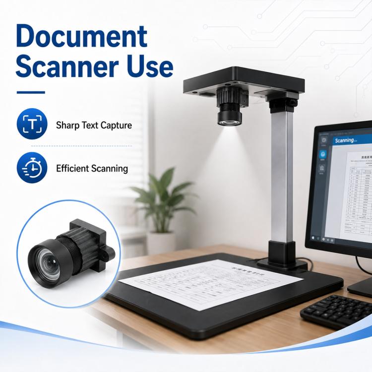 1/2.5 Inch 5MP High Definition Low Distortion AI Recognition Industrial Camera Lens, 1/2.5 Inch 5MP Lens