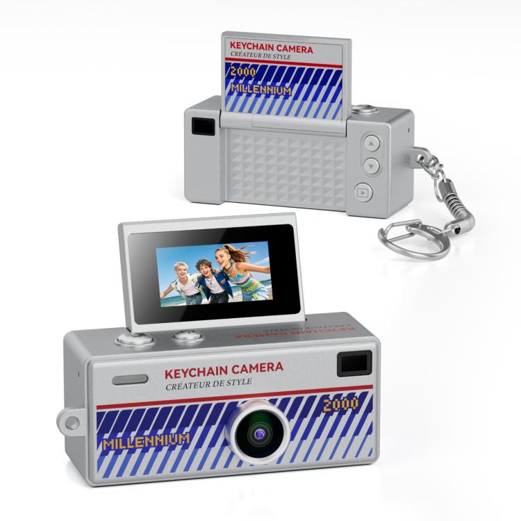 G62 Pro 0.97 inch Flip Screen 1080P HD Pixel Keychain Retro Mini Thumb Camera