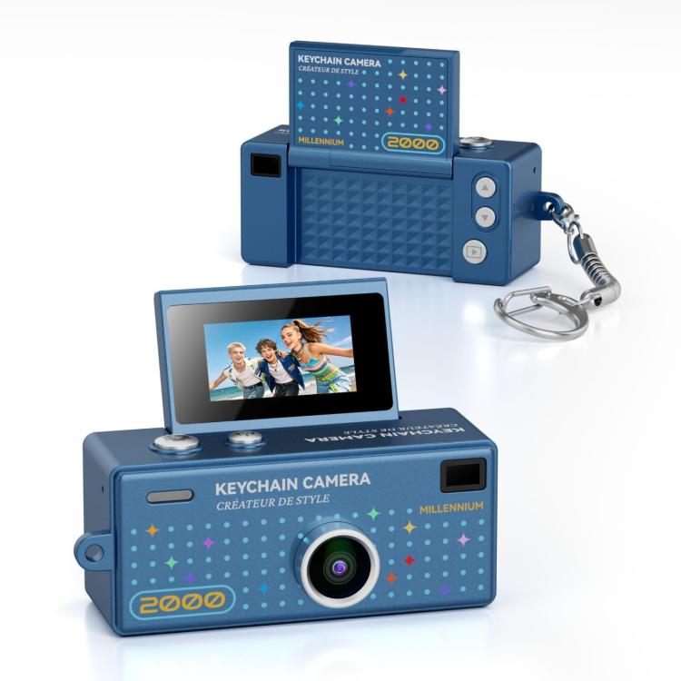 G62 Pro 0.97 inch Flip Screen 1080P HD Pixel Keychain Retro Mini Thumb Camera