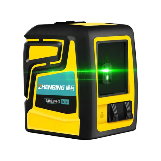ZHENBING Portable High-Precision Laser Level with L-Bracket, AA Batteries, Built-in Li-battery