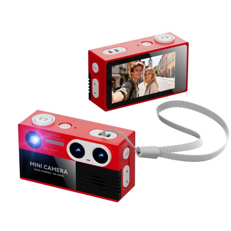 G9 4K Dual Camera 1.97 inch Rotating IPS Screen Portable Keychain Mini Camera