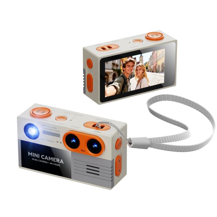 G9 4K Dual Camera 1.97 inch Rotating IPS Screen Portable Keychain Mini Camera