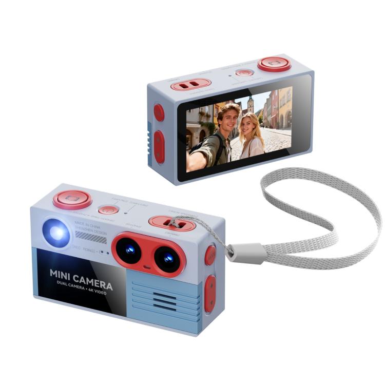 G9 4K Dual Camera 1.97 inch Rotating IPS Screen Portable Keychain Mini Camera