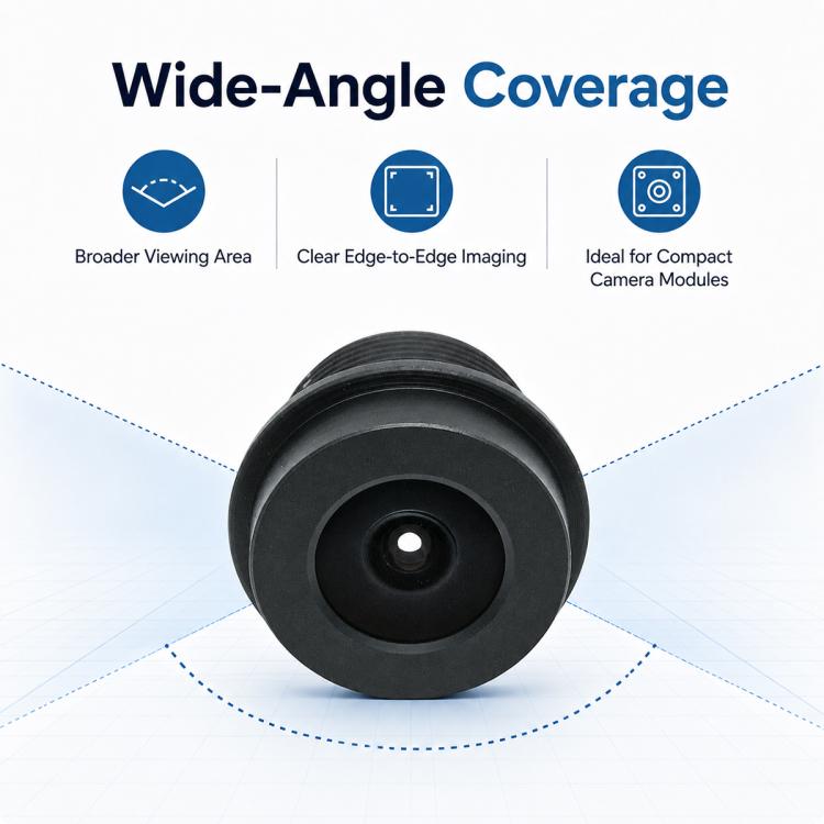 HD Waterproof 1/3 Inch Sensor Wide-angle Car Lens for Rear View Cameras and Underwater Fish Finders