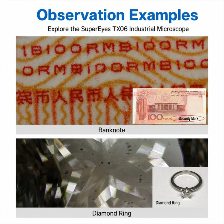 Supereyes B013 12MP Digital Microscope Magnifier