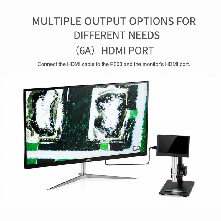 Supereyes P003 500X Digital Microscope with HD Display