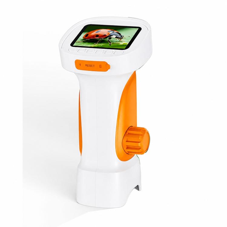 Portable 1000X Kids Digital Microscope with 2.4-Inch IPS Display