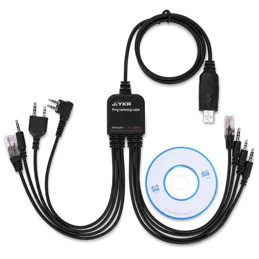 8 in 1 Multifunctional Walkie Talkie Programming Cable, 8 in 1