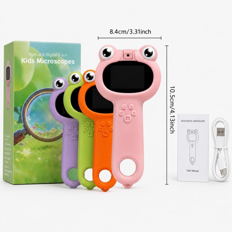 Kids Portable 3-in-1 Digital Microscope & Magnifying Glass