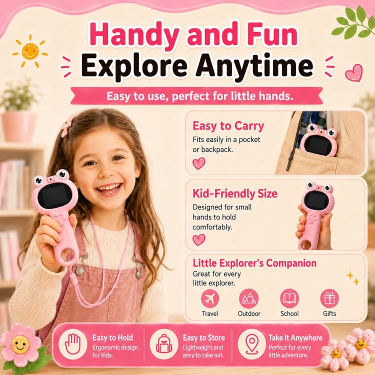 Kids Portable 3-in-1 Digital Microscope & Magnifying Glass