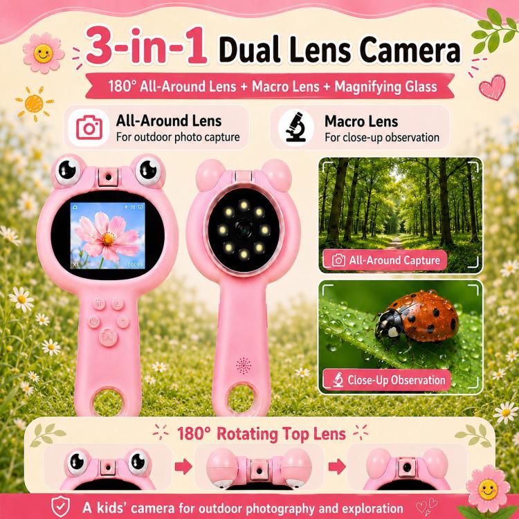 Kids Portable 3-in-1 Digital Microscope & Magnifying Glass