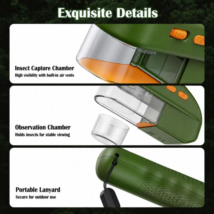 Handheld Portable 2.8-Inch LCD 500X HD Digital Microscope