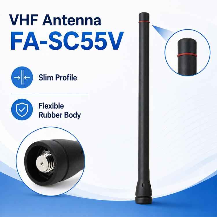 FA-SC55V 136-174MHz Walkie-talkie VHF Mini Antenna for ICOM IC-F3G