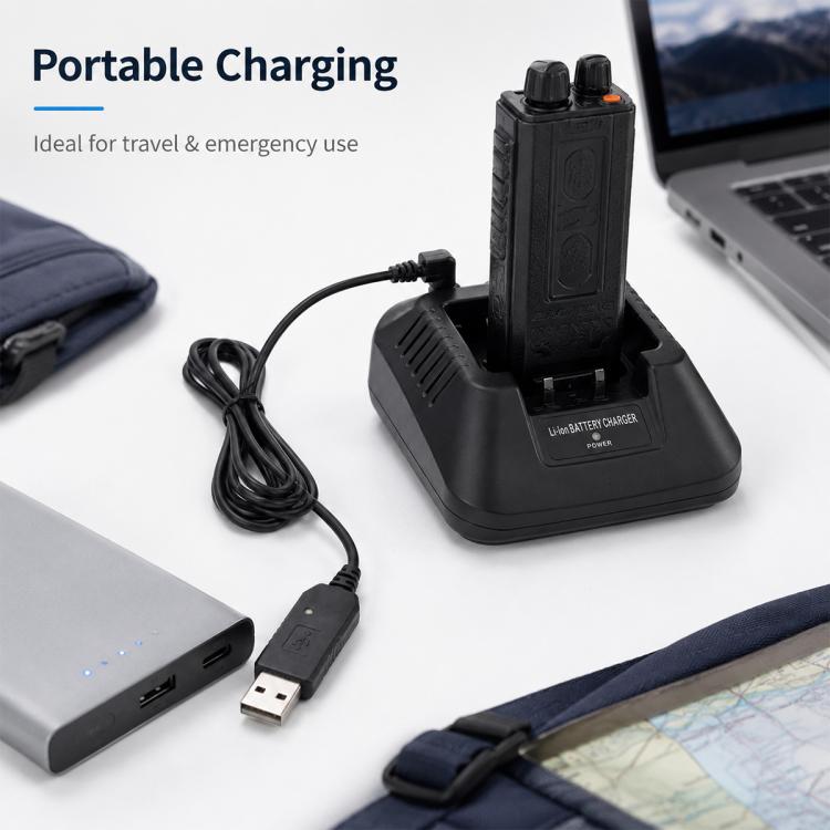 Walkie Talkie USB Step-up Charging Cable for Baofeng