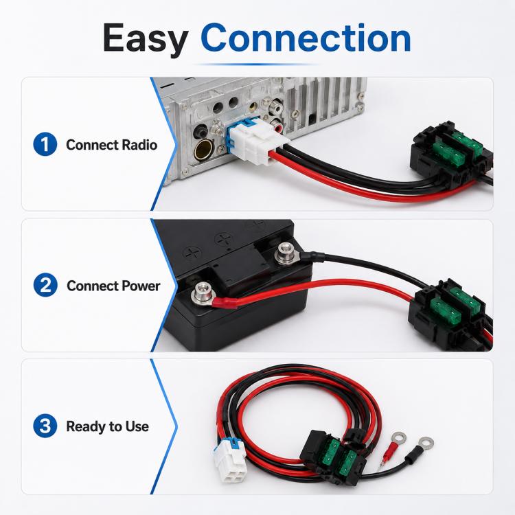 Shortwave Radio Power Cable for ICOM IC-7600