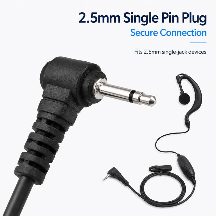 Walkie-talkie 2.5mm Headset Mic, 2.5mm