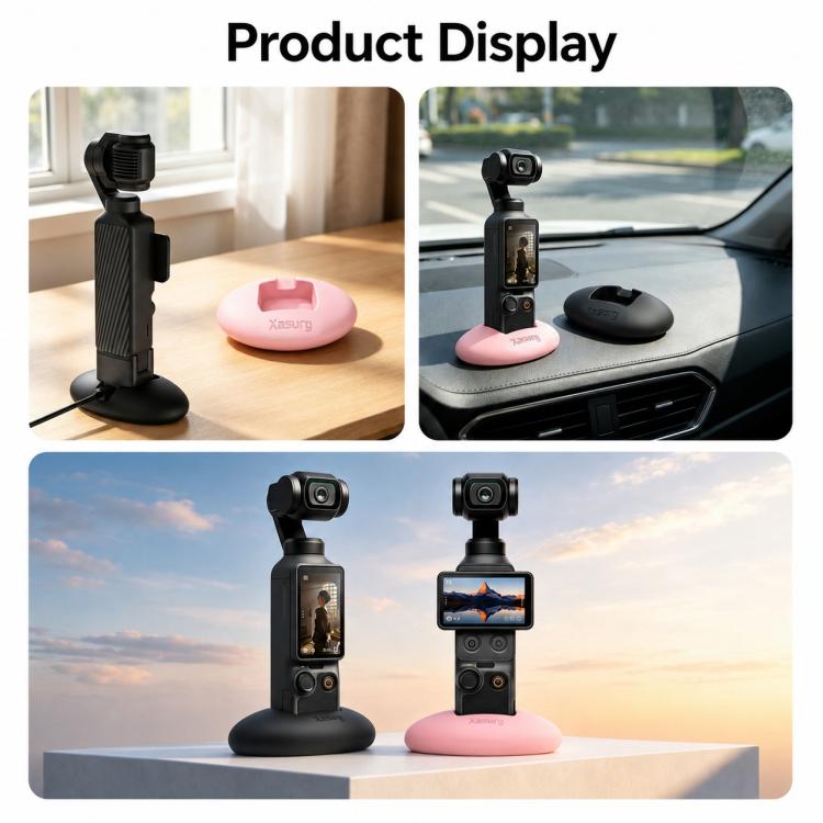 Xasurg Silicone Base Desktop Stand, For DJI Osmo Pocket 4 / 3
