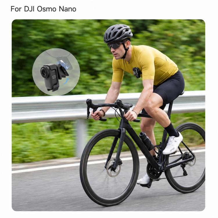 Xasurg Magnetic Clip Multi-Function Fixed Mount with Head Strap, For DJI Osmo Nano