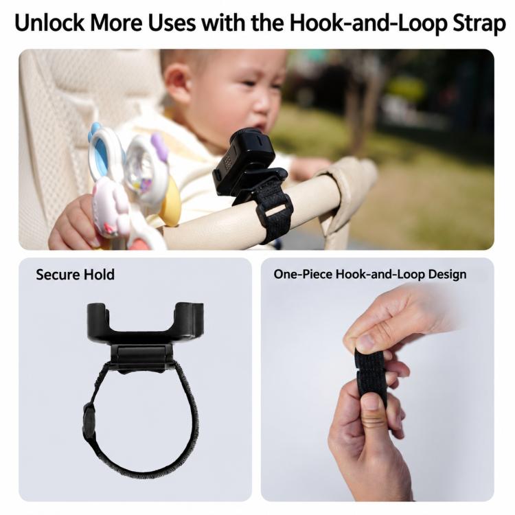 Xasurg Magnetic Clip Multi-Function Fixed Mount with Head Strap, For DJI Osmo Nano