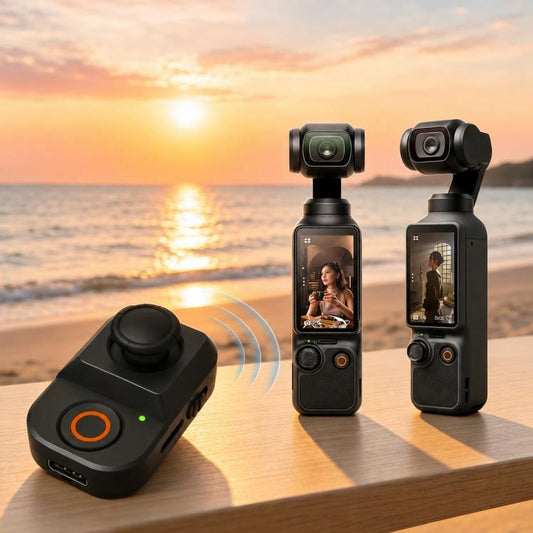Xasurg Wireless Bluetooth Remote Control, For DJI Osmo Pocket 4P / 4 / 3