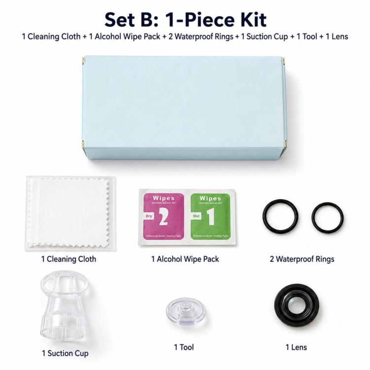Panoramic Camera Replacement Lens Set with Tool, For DJI Avata 360