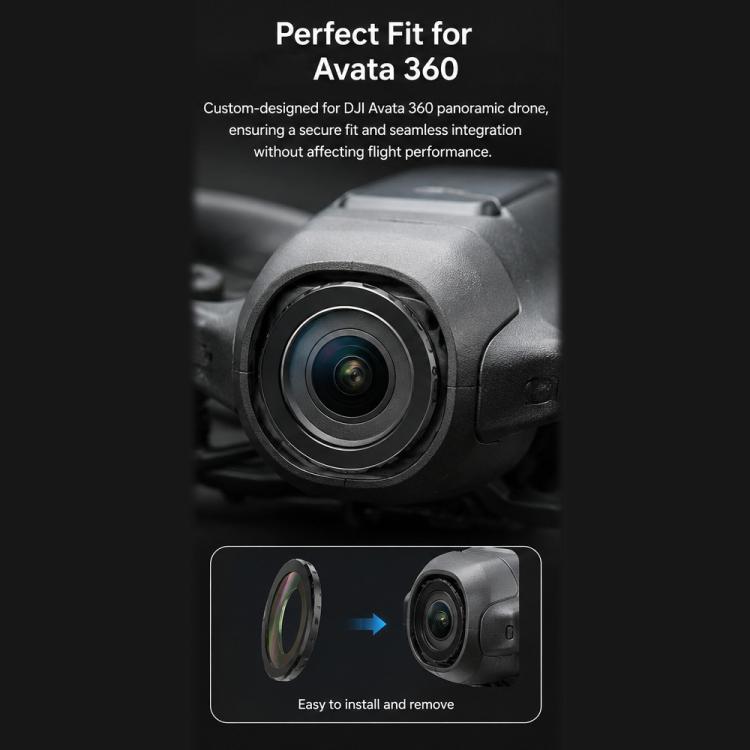 Panoramic Camera Replacement Lens Set with Tool, For DJI Avata 360