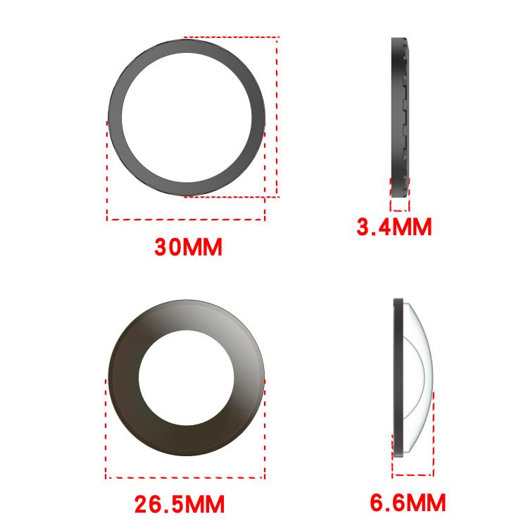 Panoramic Camera Replacement Lens Set with Tool, For DJI Avata 360