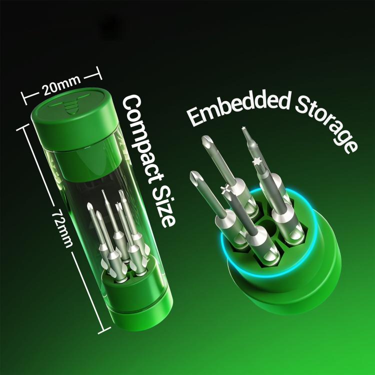 2UUL SD25 5 in 1 4mm Magnetic Screwdriver Bits Set