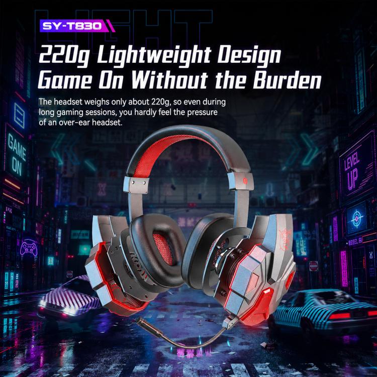 SY830 Over-ear Bluetooth Gaming Earphone with Microphone