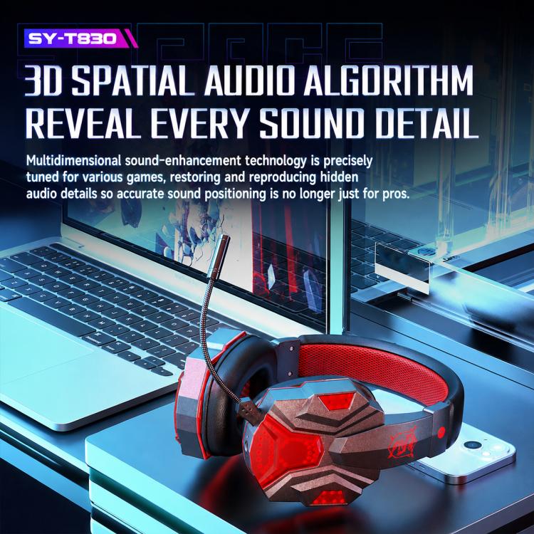 SY830 Over-ear Bluetooth Gaming Earphone with Microphone