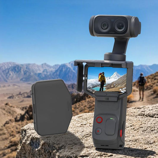 For Insta360 Luna Ultra / Pro Screen Shield Magnetic Folding Anti-Glare Sunshade Cover, Common Version, NFC Version