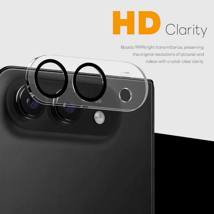 Silkscreen Integrated Tempered Glass Back Camera Film, For iPhone Fold